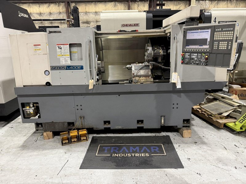2010 Okuma Genos L400E Used CNC Lathe For Sale