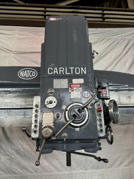 8&#039; X 22&quot; CARLTON NATCO 5A RADIAL ARM DRILL. STOCK # 0893524
