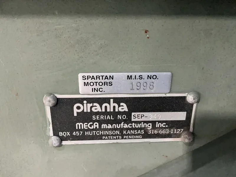 MEGA MANUFACTURING INC. 10 HP PIRANHA HYDRAULIC PUNCH
