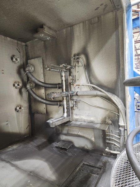 84&quot; TABLE STINGRAY MODEL #SR-8466 STAINLESS STEEL ROTARY TABLE PARTS WASHER, NEW IN 2017: STOCK #22182