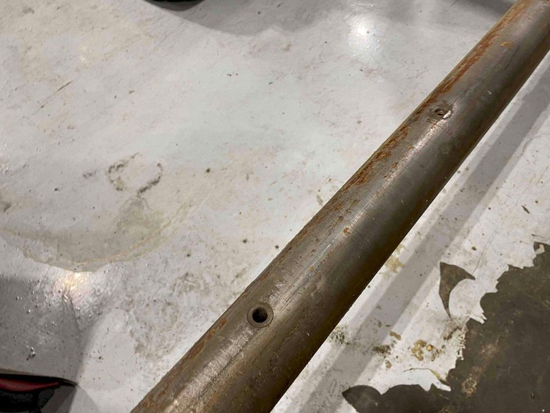 Used, 102&quot; x 3&quot; Diameter Boring Bar