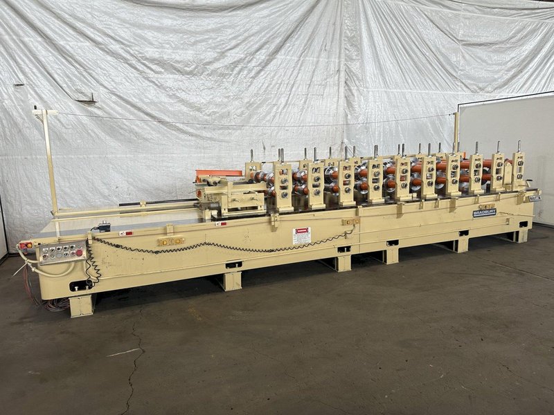 10 STAND X 3.5&quot; ARBOR X 42&quot; BRADBURY STANDING SEAM 360 &amp; STANDING SEAM RAFTED ROLLFORMER. STOCK # 0733822