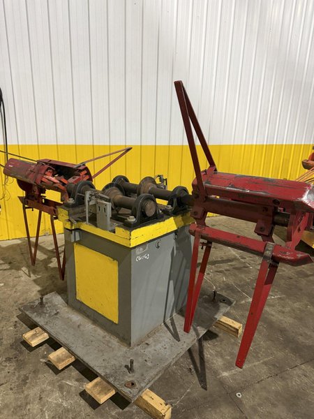 3,000 LB x 24" MARION MFG DOUBLE END PULL OFF COIL REEL UNCOILER 2010: YOBRO #26063