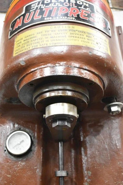 4 TON DENISON MULTIPRESS HYDRAULIC PRESS. STOCK # 1213925.