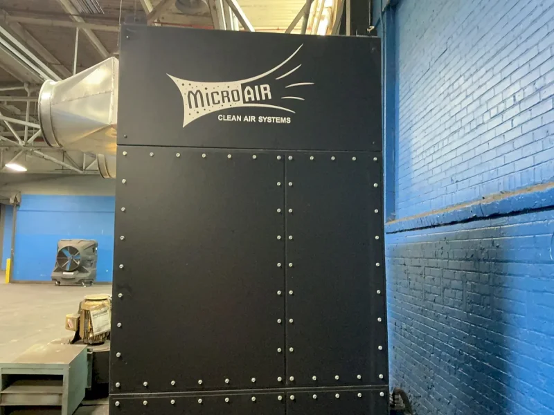 MICROAIR 30 HP DUST COLLECTOR SYSTEM  -  RP8-3