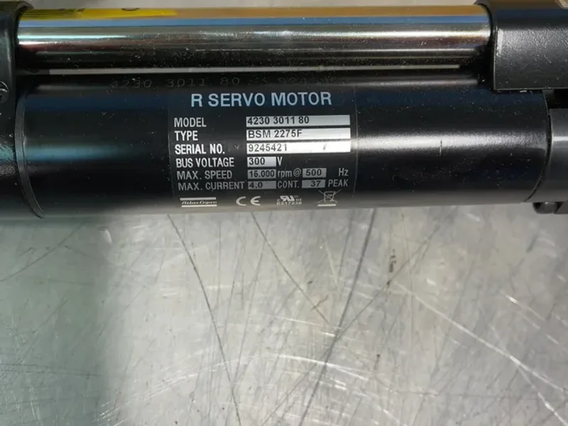 Atlas Copco 15000 Rpm Inline Fixtured Nutrunner - Qst42-70ctv-t25-h13