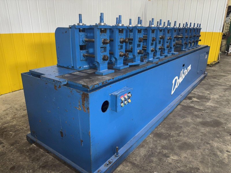 12 STAND x 1.25&quot; DAHLSTROM MODEL #300-14 ROLLFORMER 10&quot; ROLL SPACE: YOBRO #24089