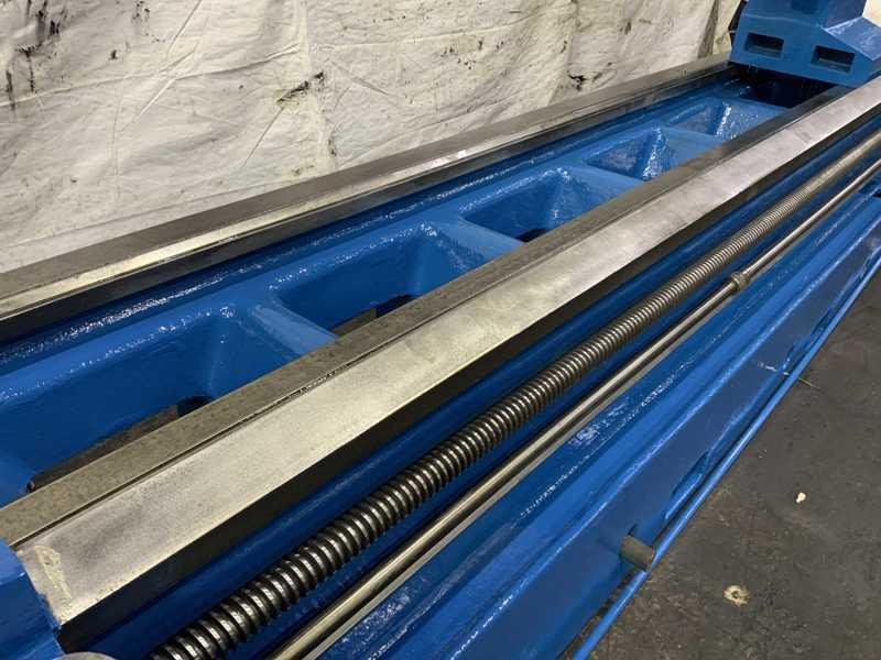 40"/56" X 160" GRUTZPE TIMEMASTER MODEL 4000/500 DOUBLE CHUCK ENGINE LATHE 5.75" HOLE: STOCK 11413