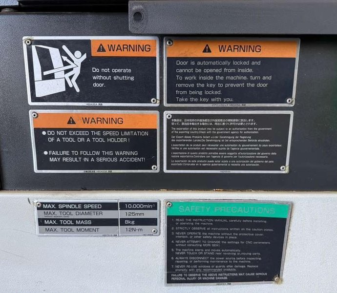 Mori Seiki DuraVertical 5100 CNC Vertical Machining Center – Mill