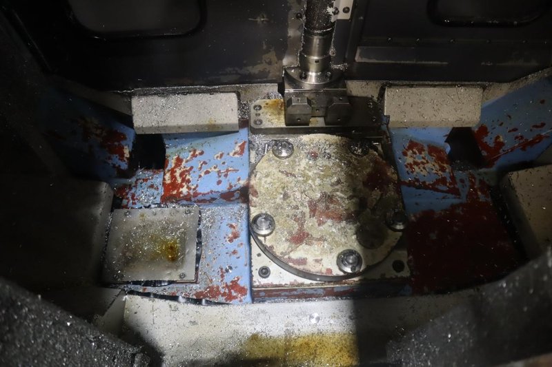 Mazak PFH-4800 CNC Horizontal Machining Center, Mazatrol 640M Control, (2) 400mm Pallets, CT40, 80 ATC,  .001 Degree Index, 2 Station Pallet Changer - NOT CURRENTLY OPERATIONAL- Auction Item