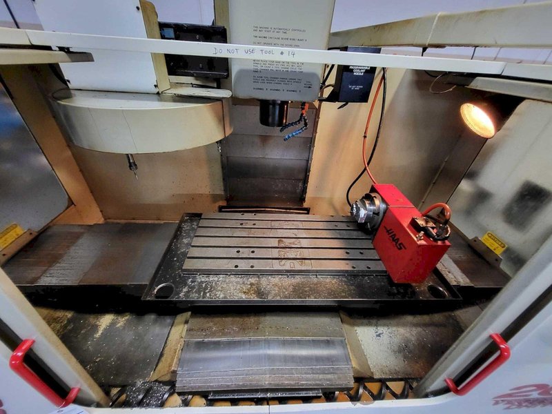 Haas VF-3 CNC VMC, 2000 – Haas Rotary Indexer
