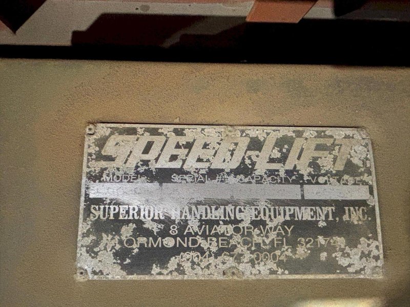 10,000 LBS SUPERIOR HANDLING EQUIPMENT Forklift Pro Speed-Lift HYDRAULIC LOADING DOCK LIFT RAMP: STOCK #23686