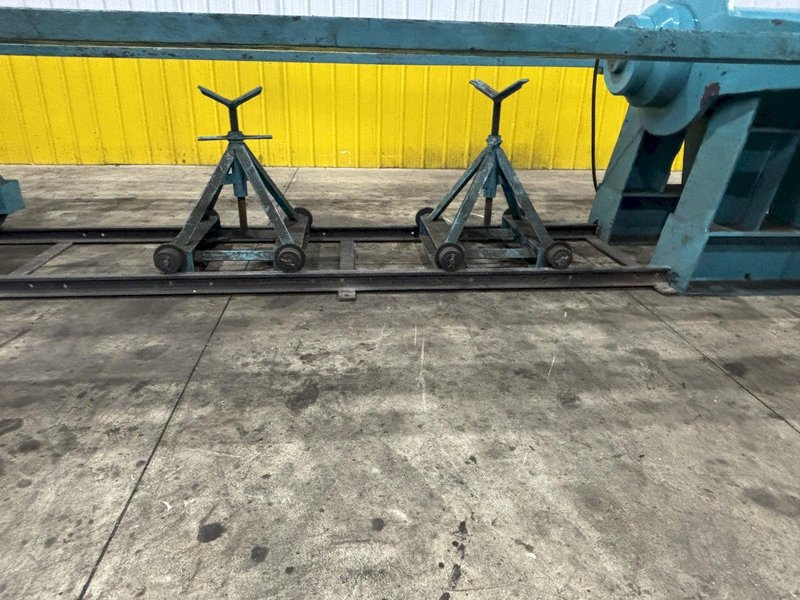 500 TON DRILL QUIP HORIZONTAL HYDRAULIC WHEEL PRESS WITH VICKERS HYDRAULIC UNIT: STOCK #23422