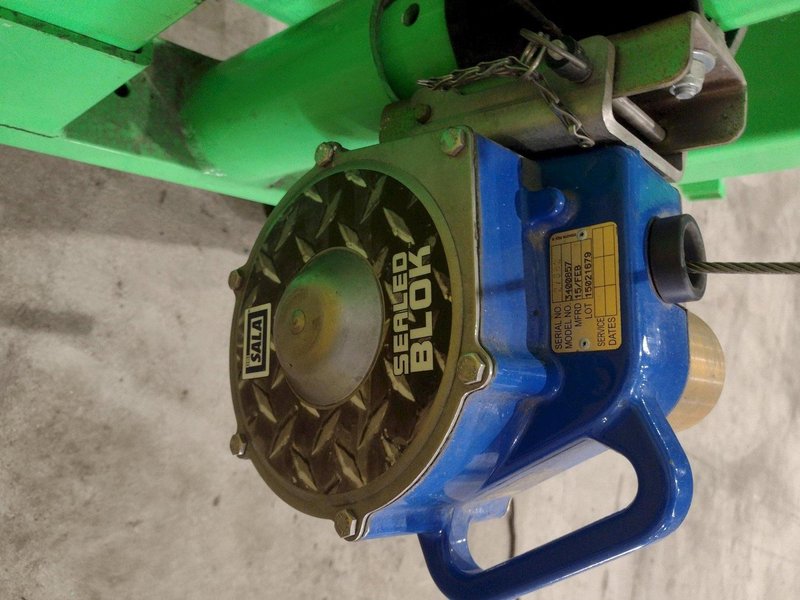 DBI SALA MODEL #8520867 Advanced Green Counterweight Cart CONFINED SPACE RESCUE: STOCK #20151