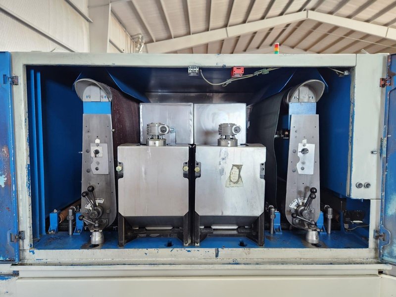 36" WIDE BUTFERING (2008) MODEL #PROFI-SPW-409-RTTR WET BELT GRINDER / SANDER: STOCK #20757