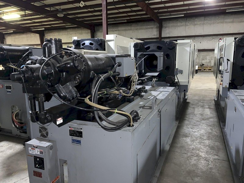 Nissei Used FN280-100A Injection Molding Machine, 309 US Ton; NEW Screw and Barrel; Customizable Shot Size