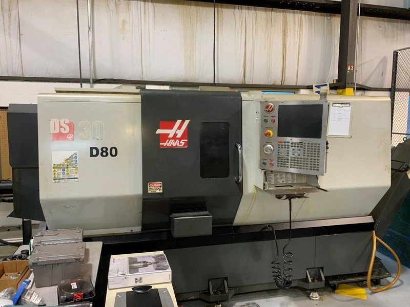 Haas DS-30 Used CNC Lathe with Live Tooling and Sub Spindle For Sale - 2013
