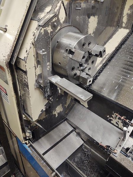 Okuma Model LB15ii "Big Bore" CNC Turning Center, S/N 2489, New Aug 1995.