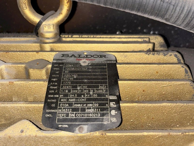 HERTWICH ENGINEERING MODEL #HE-300-30/A SWARF PUCK BRIQUETTER PRESS MACHINE: STOCK #23344