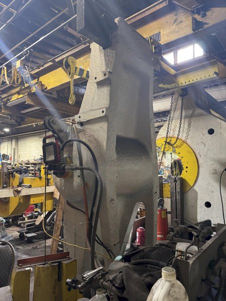 400 TON X 108&quot; CHAMBERSBURGH WHEEL PRESS. STOCK # 0889025