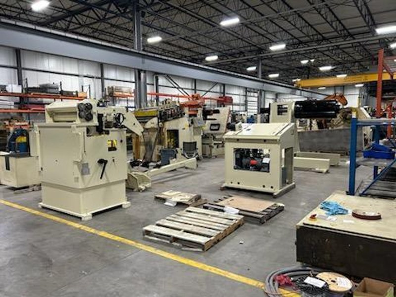 MINSTER Complete Coil Feed Line 24,000 Lbs. x 32&quot; Wide x .151&quot;