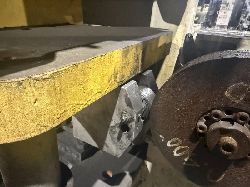 48” WIDE x 30 HP MECHANICAL IN-LINE COIL PRESS &amp; SHEAR WITH PLC VARIABLE SPEED DRIVE: STOCK #22968