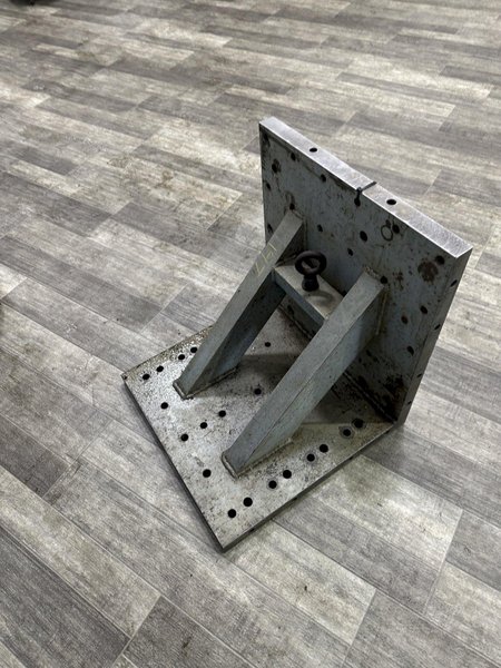 19-1/2&quot; X 19-1/2&quot; X 21&quot; HIGH DRILLED AND TAPPED ANGLE PLATE: STOCK #78190