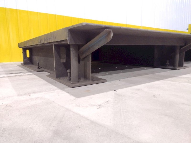 92&quot; X 120&quot; HEAVY DUTY STEEL SURFACE PLATE LAYOUT TABLE: STOCK #19730