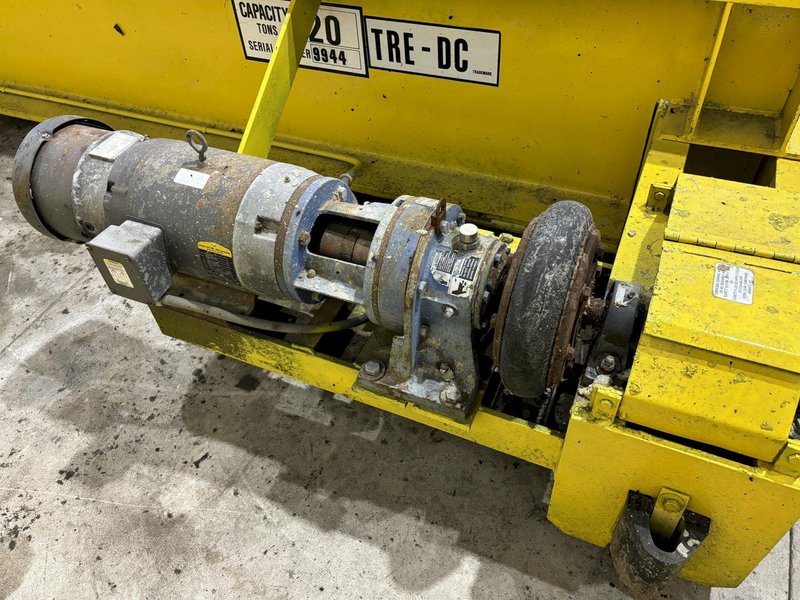 20 TON X 38' KRANCO OVERHEAD DOUBLE GIRDER BRIDGE CRANE: STOCK #21900