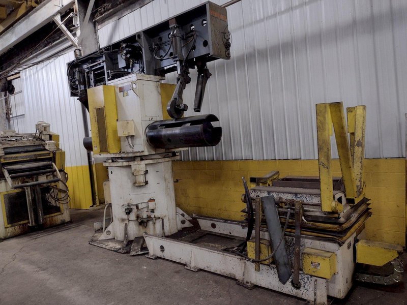 15,000 LB X 36&quot; X 1/4&quot; PERFECTO COIL REEL, CAR &amp; STRAIGHTENER: STOCK #18400