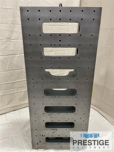 75&quot; x 32&quot; x 32&quot; Drilled &amp; Tapped Angle Plates, Qty. 2