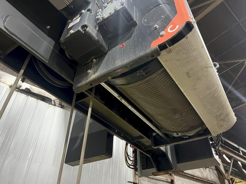 17.5 TON (2014) KONE-CRANES MODEL #CXT60410160P75GGN0S SINGLE GIRDER OVERHEAD CRANE HOIST &amp; TROLLEY: STOCK #18634