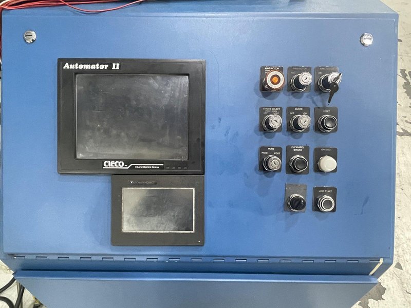 200 ton Minster E2-200-72-42 Hevi-Stamper Straight Side Mechanical Metal Stamping Press For Sale, Year  1980