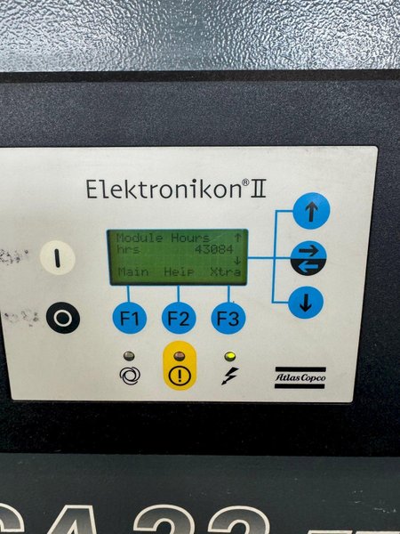 30 HP ATLAS-COPCO GA22 FF ROTARY SCREW AIR COMPRESSOR. STOCK # 0894524