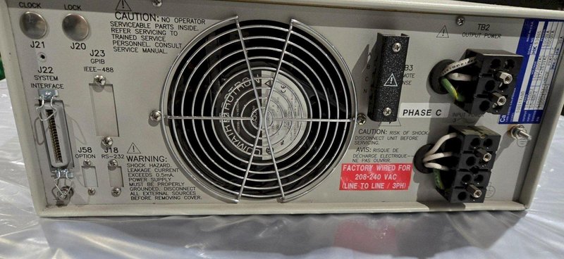 CALIFORNIA INSTURMENTS 5001iX-NO 5kVA POWER SOURCE USED