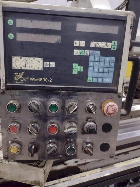 35" X 120" WILLIS PK35 HOLLOW SPINDLE ENGINE LATHE 10" HOLE. STOCK # 0547226