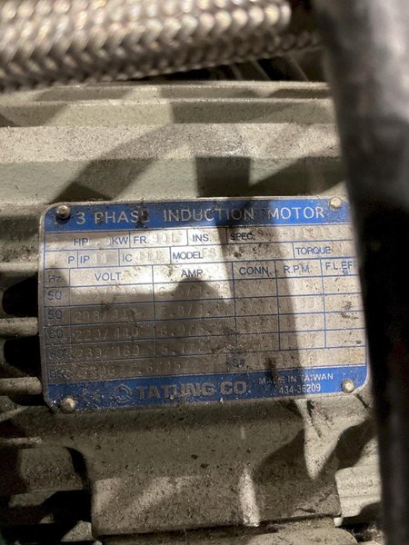 RALPH W. EARL HPU 15407A00 ML-133-27 HOU 2 HP 220V Motor USED