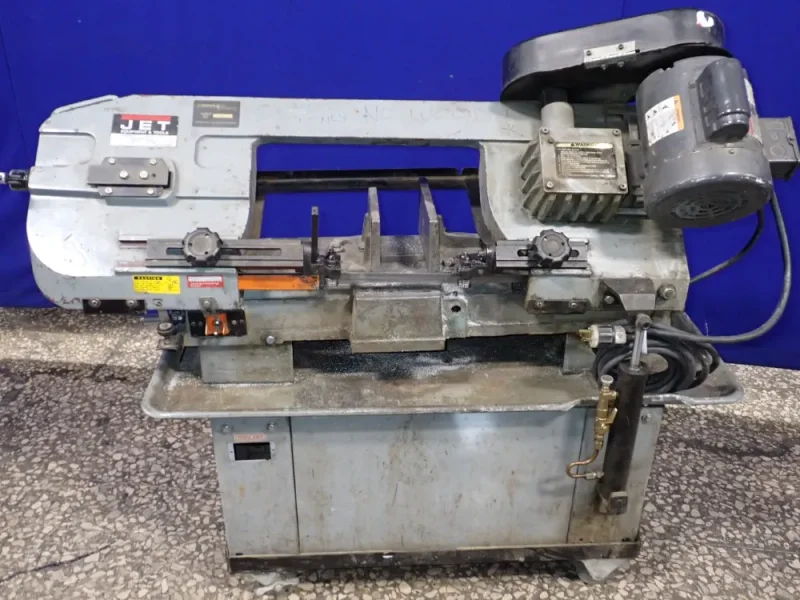 JET 12" X 7" HORIZONTAL BAND SAW  -  HVBS-7MW