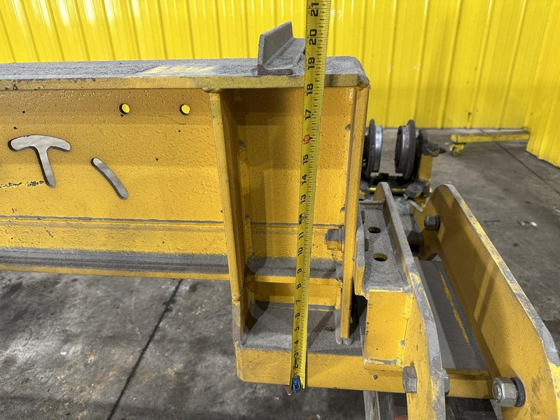 3 TON X 17' CLEVELAND TRAMRAIL UNDERSLUNG BRIDGE CRANE W/3-TON CM LODESTAR HOIST: STOCK #23053