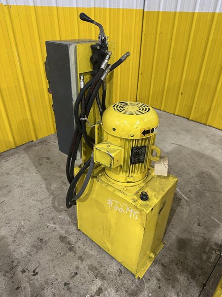 48&quot; HYDRAULIC PALLET INVERTER / FLIPPER / UPENDER MACHINE: STOCK #22798