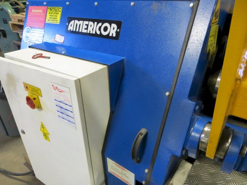 7.87" Diameter x 6 ft Americor Hydraulic 4-Roll Double Pinch Plate Bending Roll Model 4RDP 200/6 (6 ft. x 3/8")