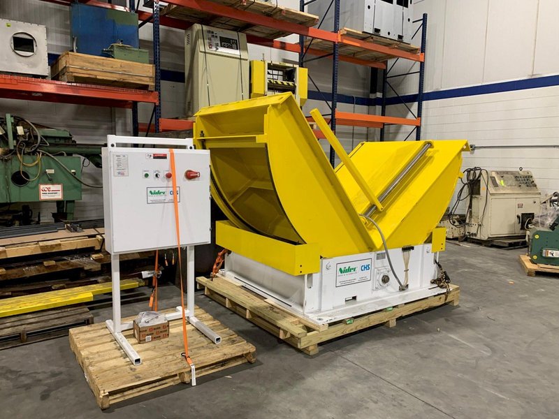 New NIDEC-CHS Coil Upender / Down-Ender 20,000 Lbs. Capacity