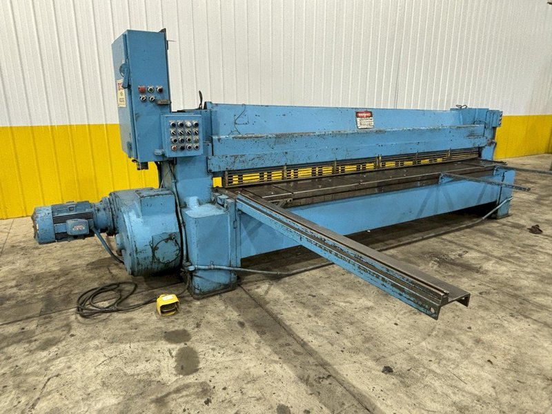 12' x 1/4" NIAGARA MODEL #812 MECHANICAL POWERED SHEAR: STOCK #21848