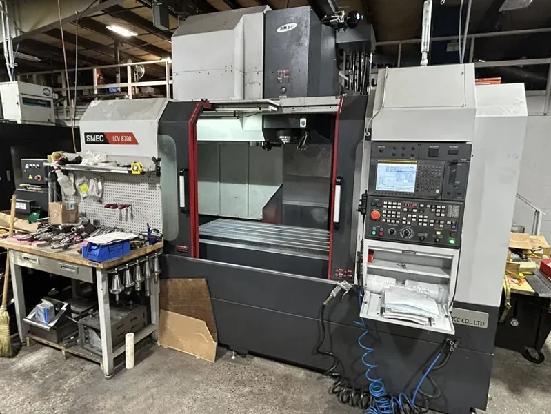 SMEC LCV6700 CNC Vertical Machining Center 2020’ 50 Taper #8148