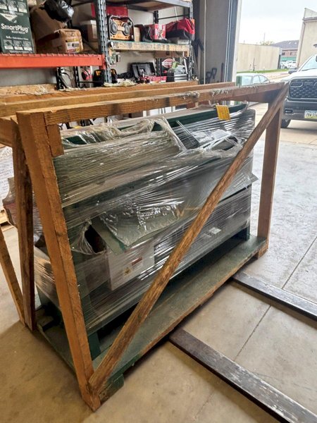 52" X 16 GAUGE NATIONAL MODEL #52-H HYDRAULIC POWE SHEAR, NEW ON SKID: YOBRO #24673