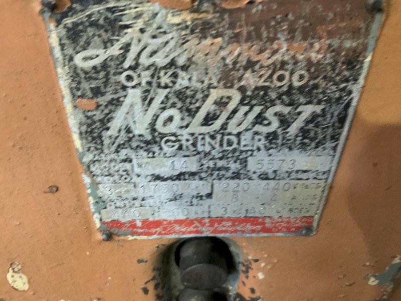 14"X 2-1/2" 3 HP HAMMOND DOUBLE END GRINDER: STOCK #81456