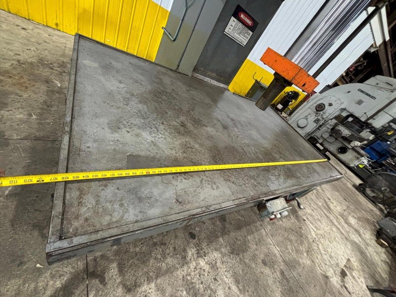 150 TON WILLIAMS &amp; WHITE HYDRAULIC C-FRAME STRAIGHTENING PRESS 24" STROKE: YOBRO #24086