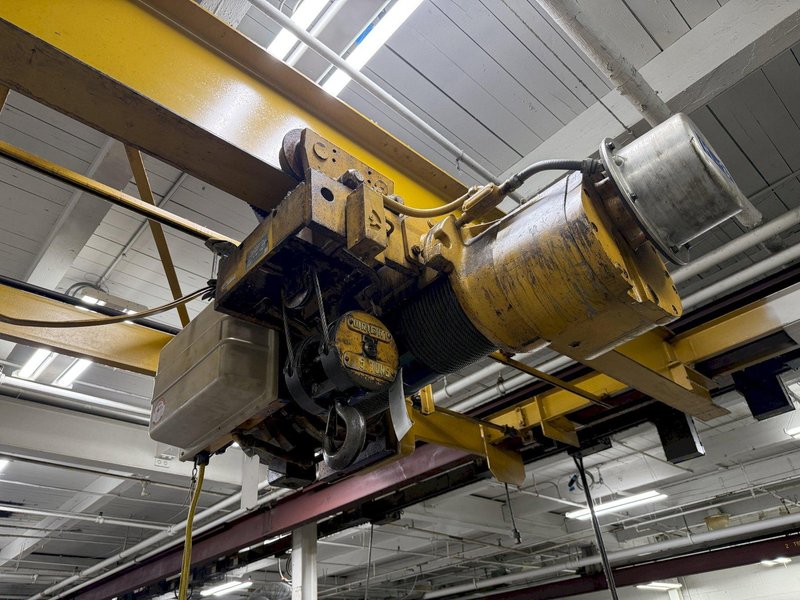 5 TON X 25' PROGRESSIVE SINGLE GIRDER OVERHEAD BRIDGE CRANE: YOBRO #25381