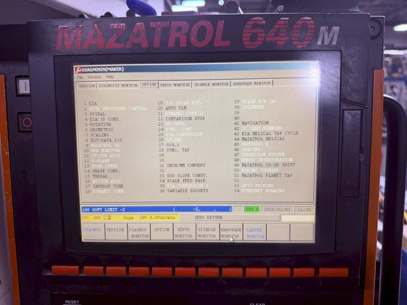 Used 2007 Mazak FJV 60/120 CNC Vertical Machining Center For Sale