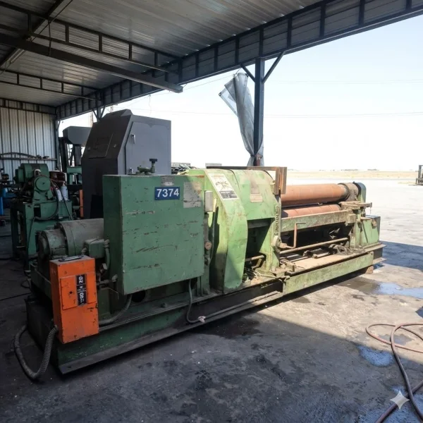 Webb 6L 4' x 5/8" Initial Pinch Plate Roll Air Drop End $19,000